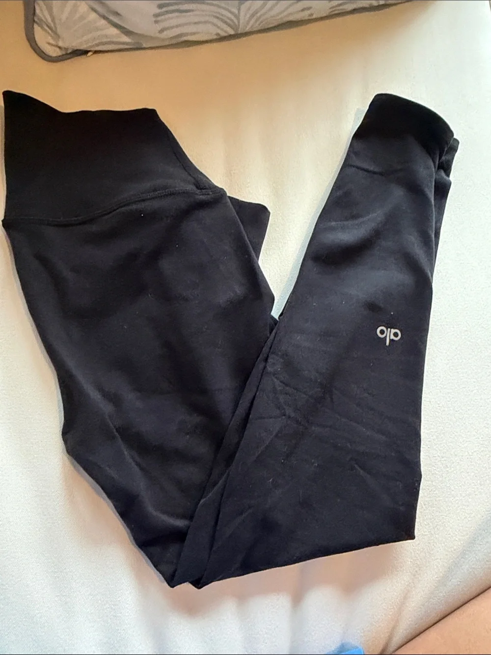 ALO Yoga Black High-Waist Leggings airbrush  xs